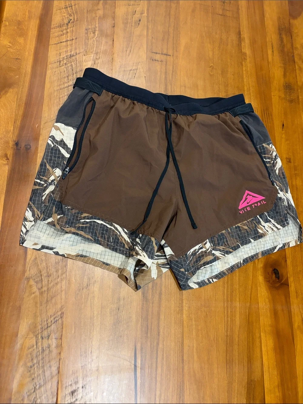 Nike Men’s Brown Camo Performance Shorts